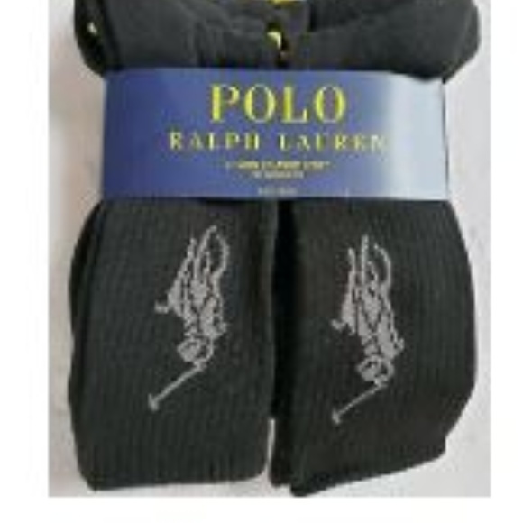 $40 POLO RALPH LAUREN Men/'s 3-Pair Pack BLUE ARGYLE Crew Dress Socks SHOE 6-12